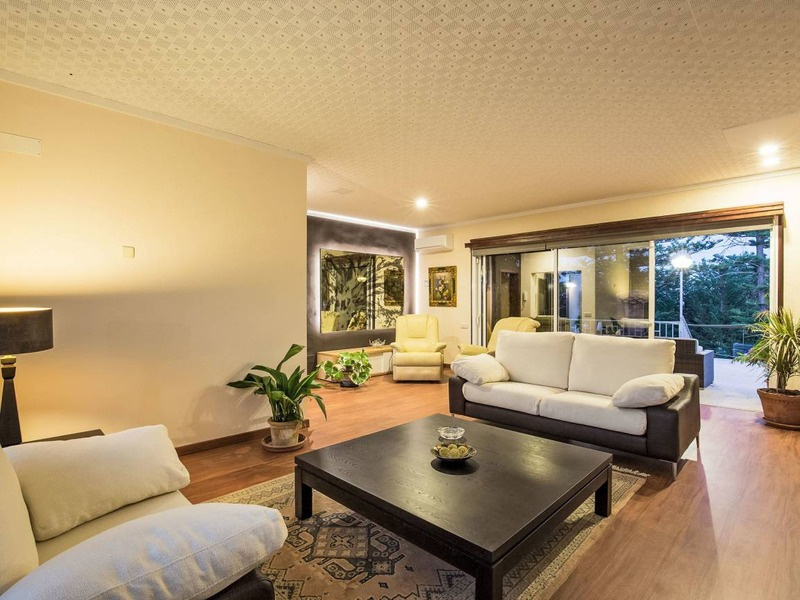 Comfortable shared living room in the villa